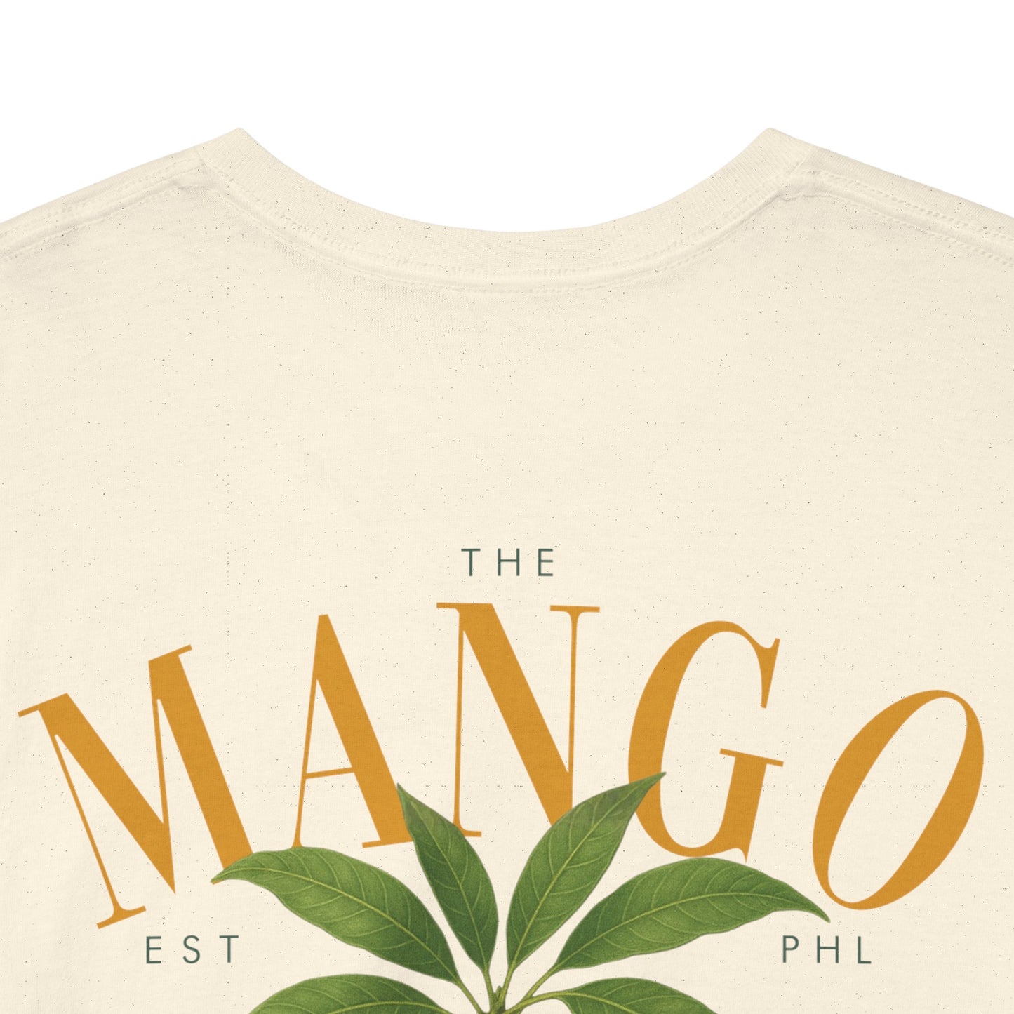 The Mango Mood Botanic Fruit Paint Unisex Heavy Cotton Tee