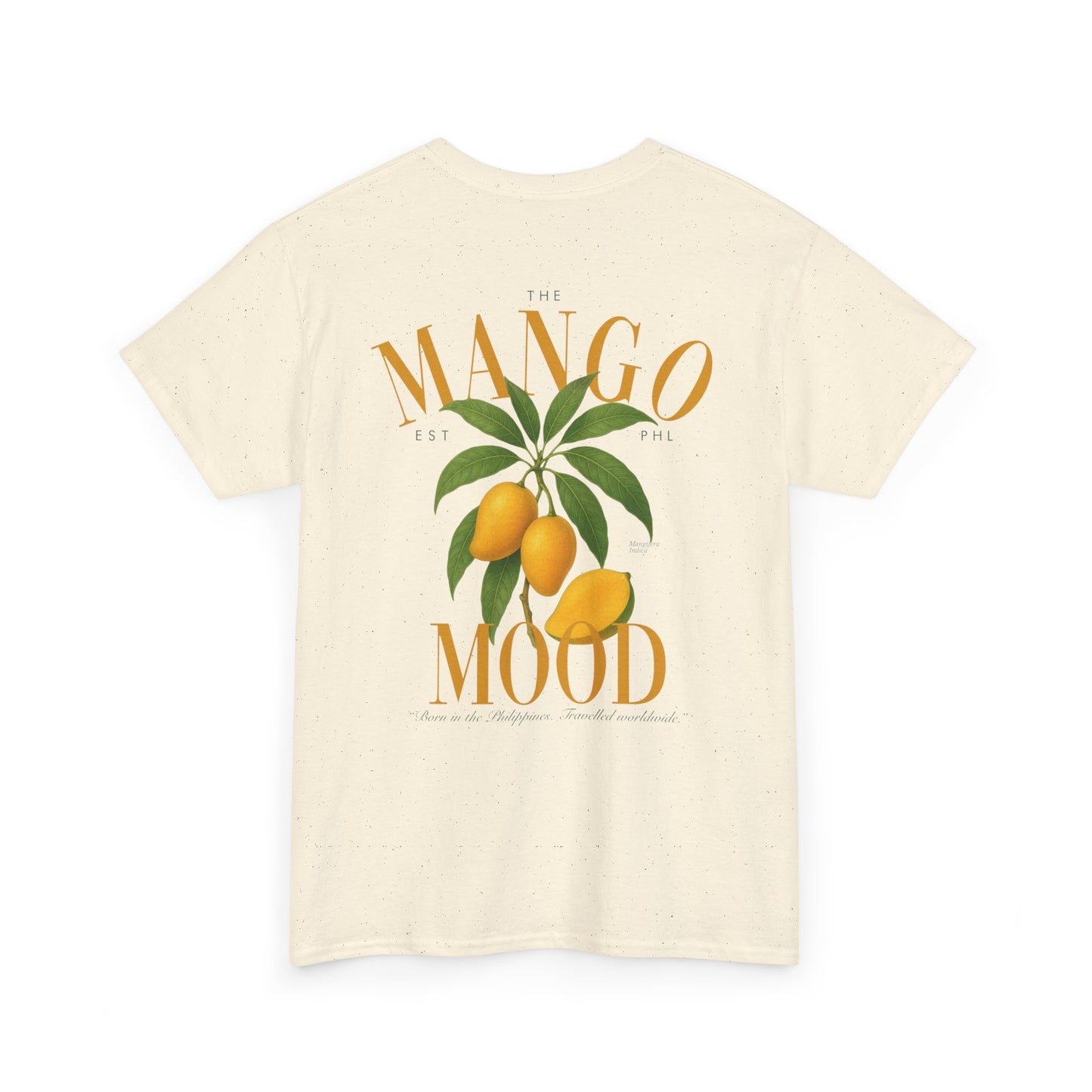 The Mango Mood  Botanic Fruit Paint Unisex Heavy Cotton Tee