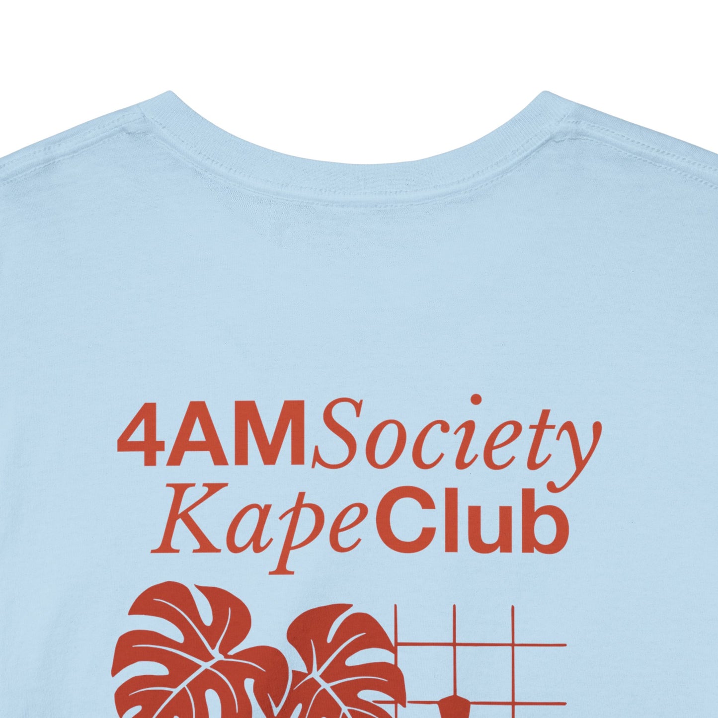 4AM Society Kape Club Unisex Heavy Cotton Tee