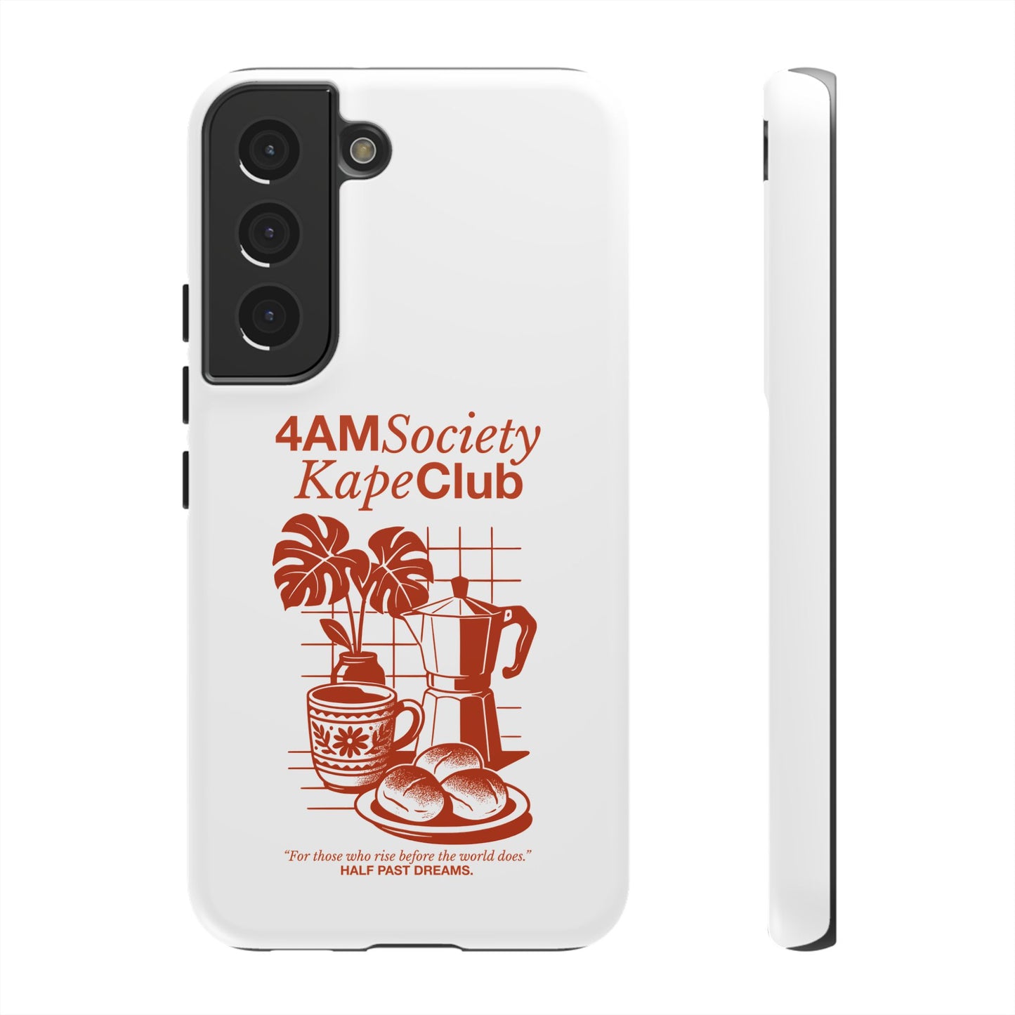 4AM Society Kape Club Tough Phone Cases