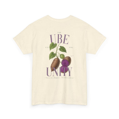 The Ube Unity Botanic Fruit Paint Unisex Heavy Cotton Tee