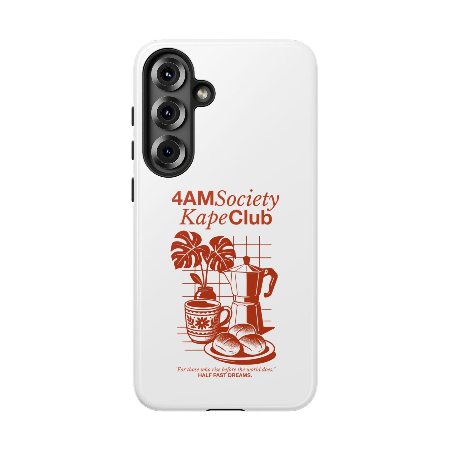 4AM Society Kape Club Tough Phone Cases