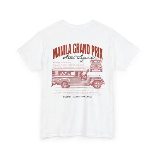Manila Grand Prix Street Legend Jeepney Unisex Heavy Cotton Tee