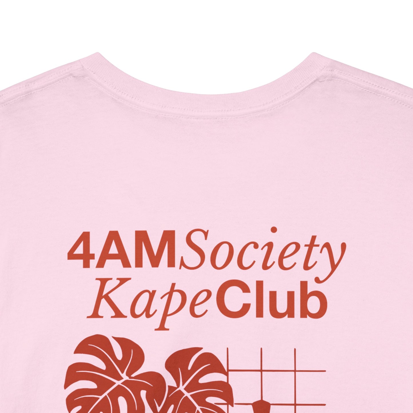 4AM Society Kape Club Unisex Heavy Cotton Tee