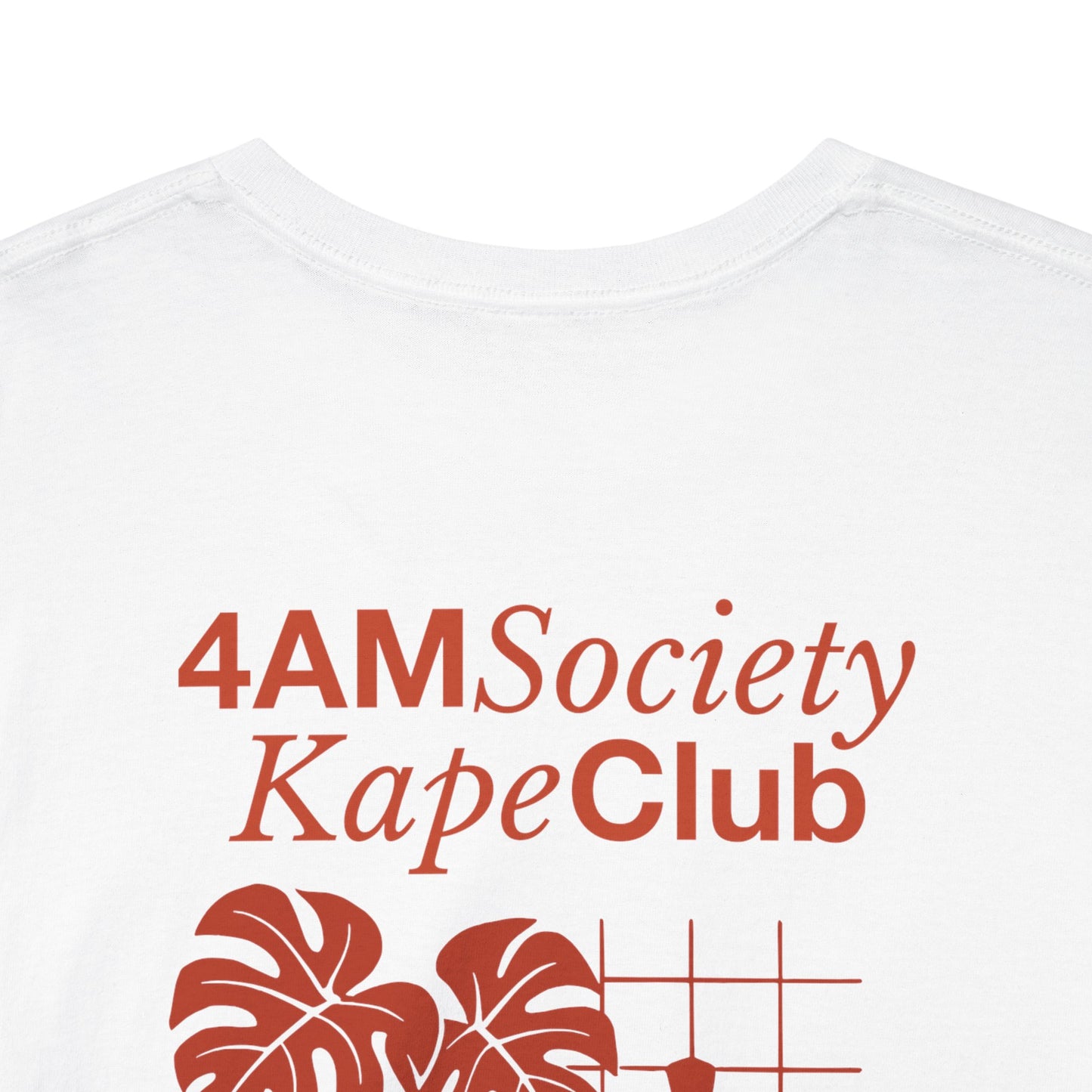 4AM Society Kape Club Unisex Heavy Cotton Tee