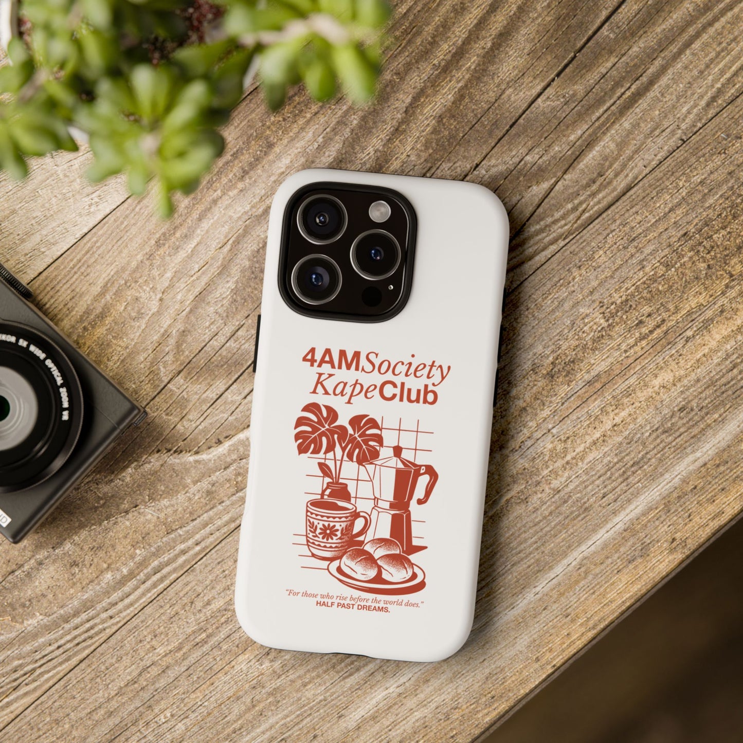 4AM Society Kape Club Tough Phone Cases