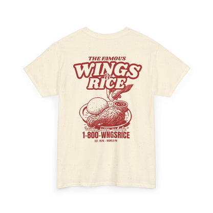 The Famous Wings & Rice Unisex Heavy Cotton Tee