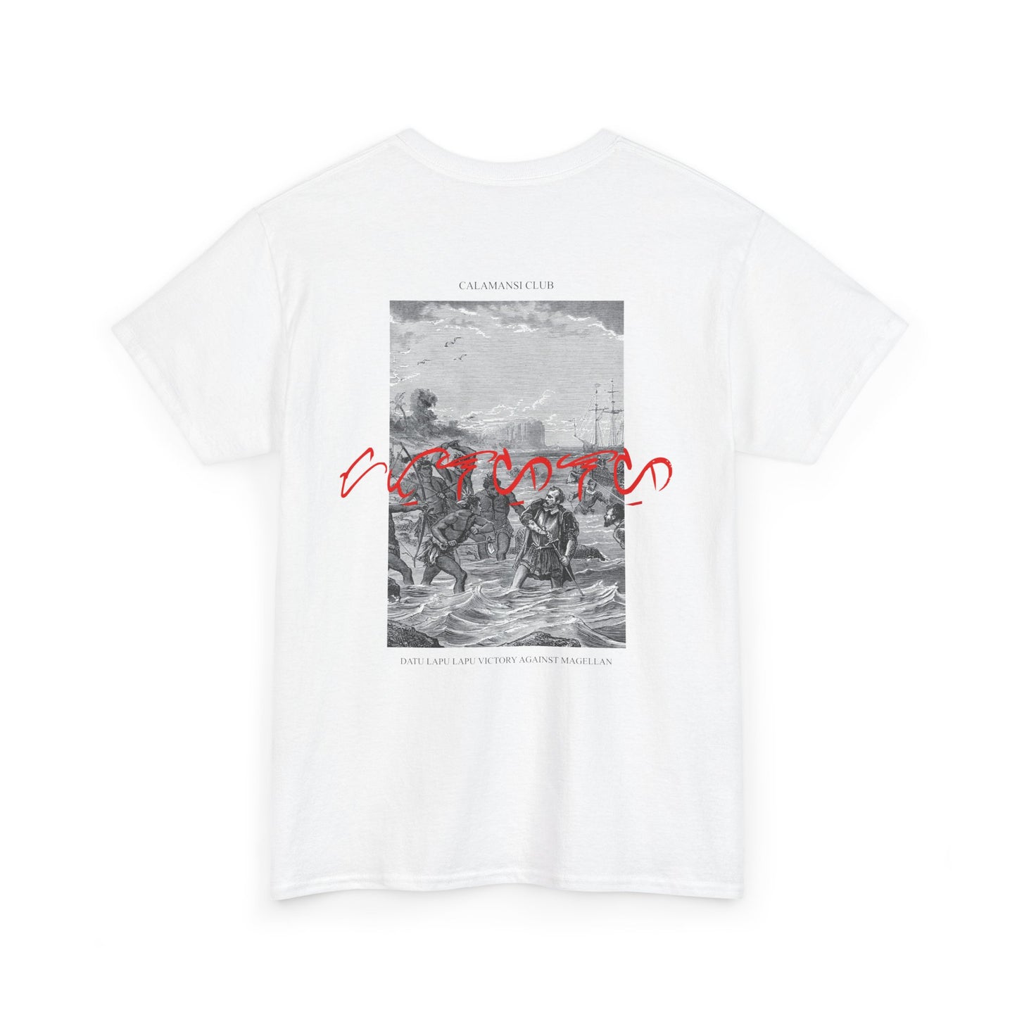 Datu Lapu Lapu Victory Against Magellan Nostalgia Unisex Heavy Cotton Tee