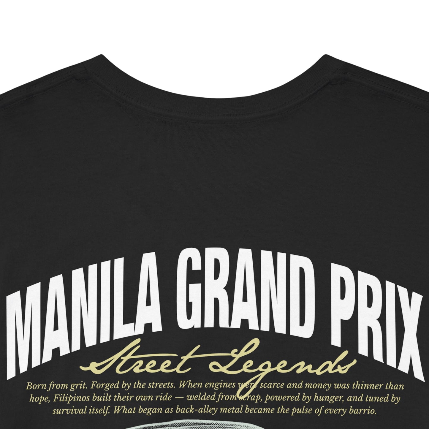 Manila Grand Prix Street Legend Tricylce Unisex Heavy Cotton Tee