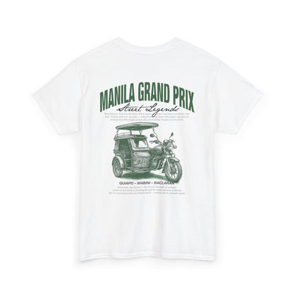 Manila Grand Prix Street Legend Tricylce Unisex Heavy Cotton Tee