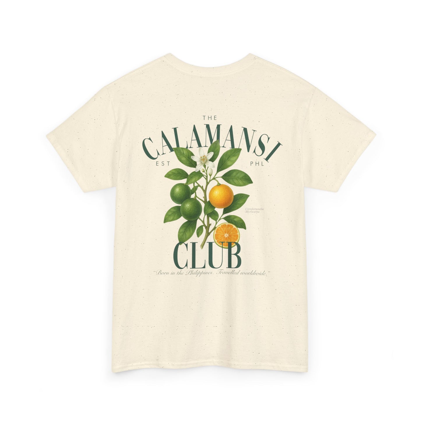 The Calamansi Club Botanic Fruit Paint Unisex Heavy Cotton Tee