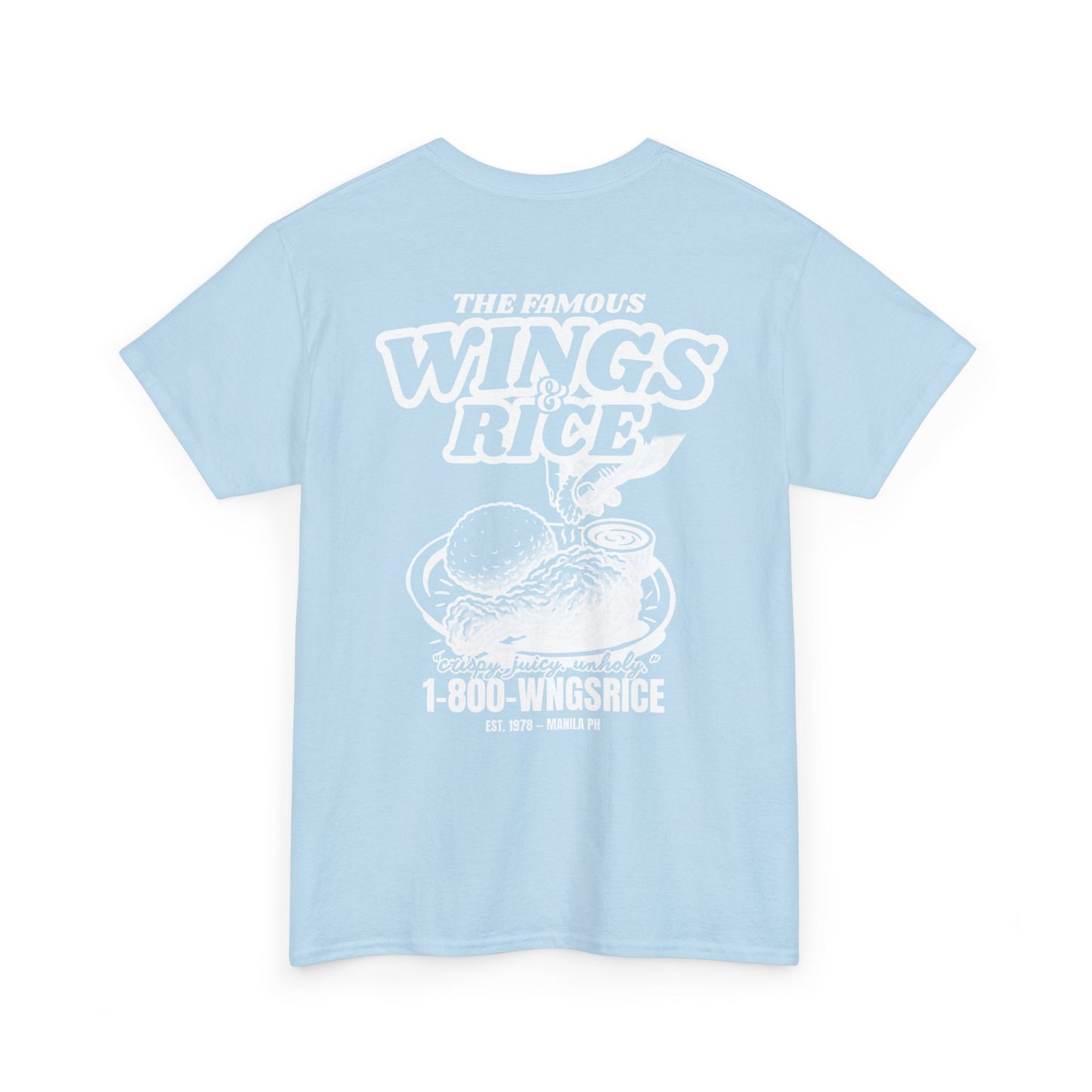 The Famous Wings & Rice Unisex Heavy Cotton Tee
