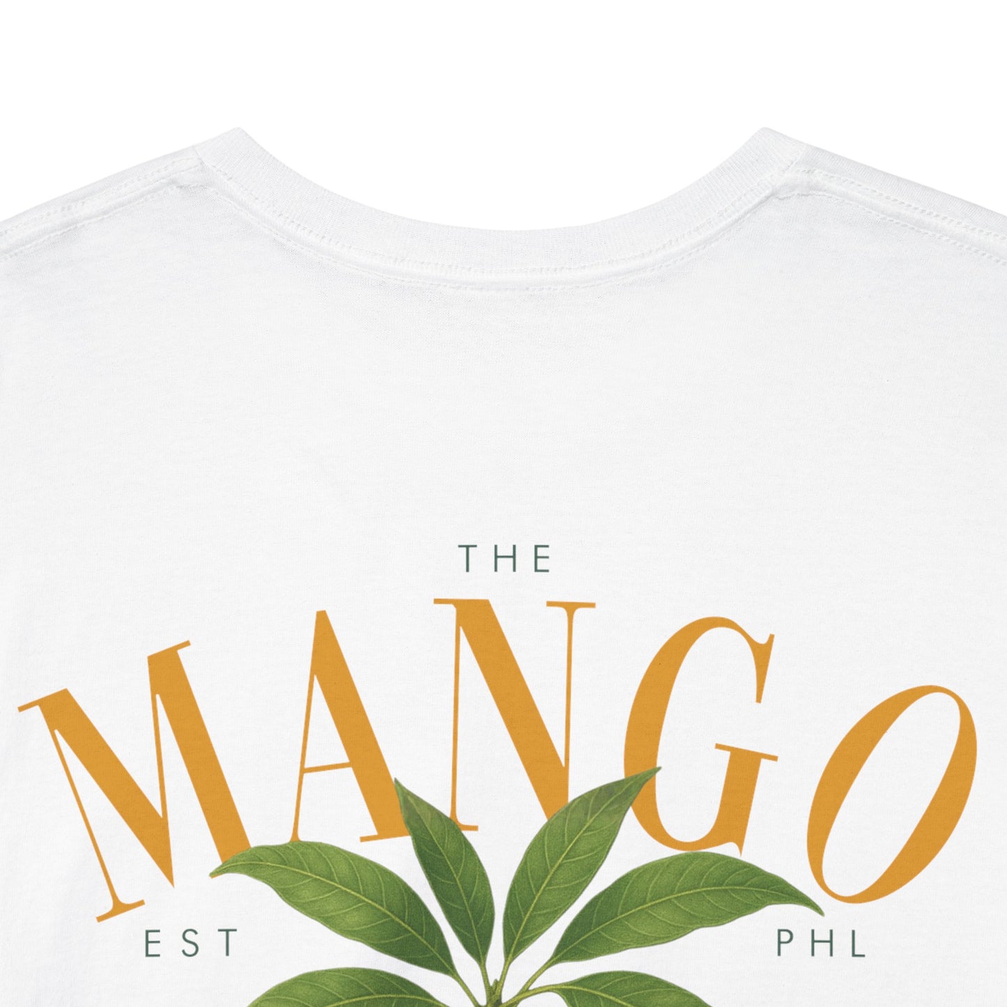 The Mango Mood  Botanic Fruit Paint Unisex Heavy Cotton Tee