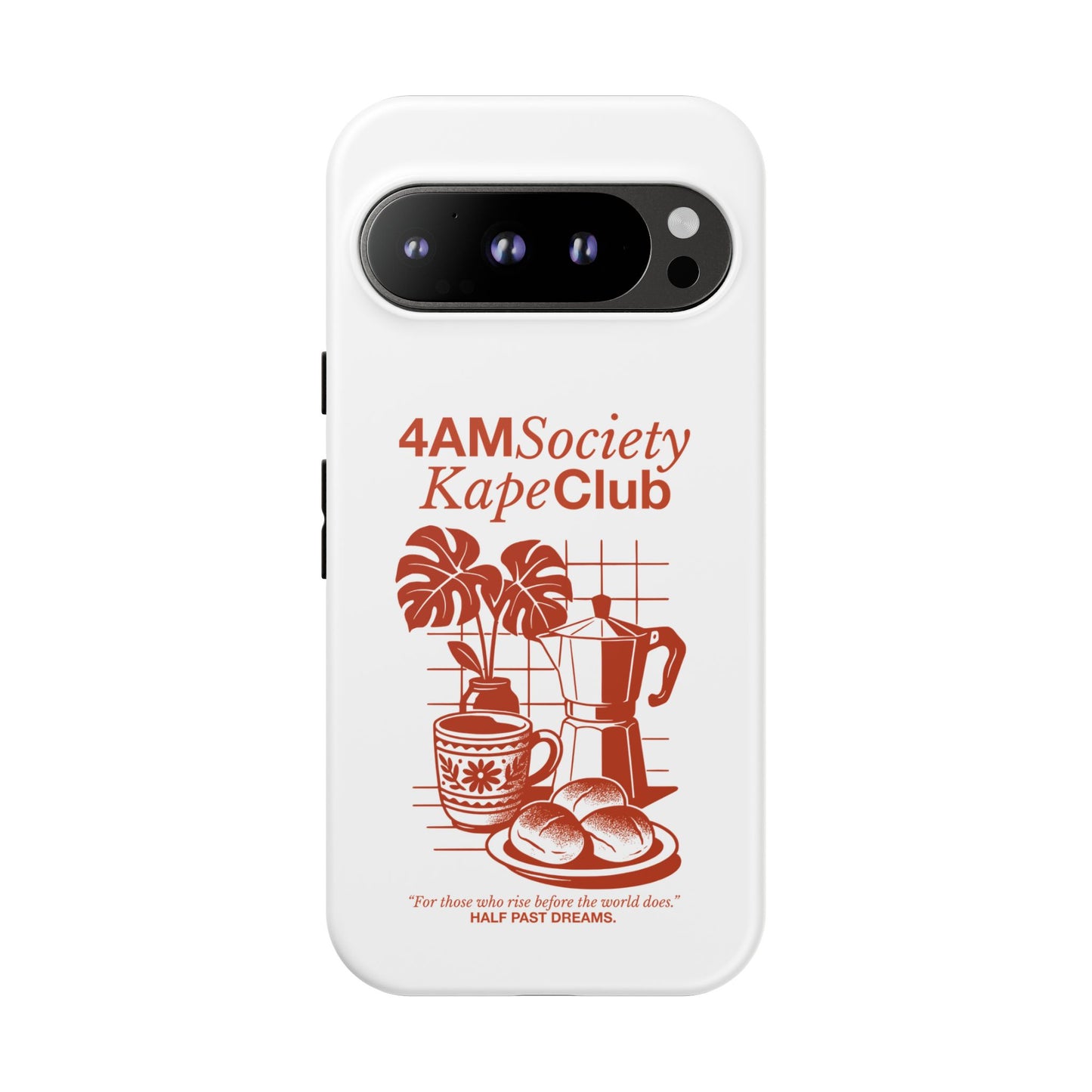 4AM Society Kape Club Tough Phone Cases