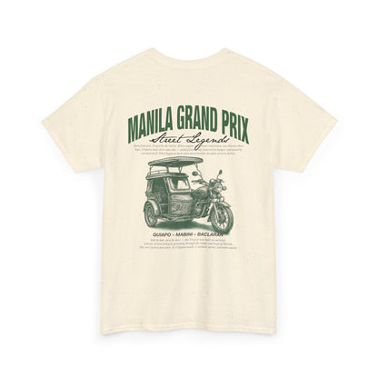 Manila Grand Prix Street Legend Tricylce Unisex Heavy Cotton Tee