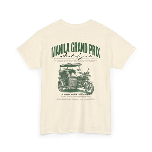 Manila Grand Prix Street Legend Tricylce Unisex Heavy Cotton Tee