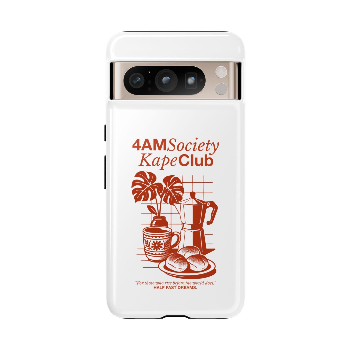 4AM Society Kape Club Tough Phone Cases