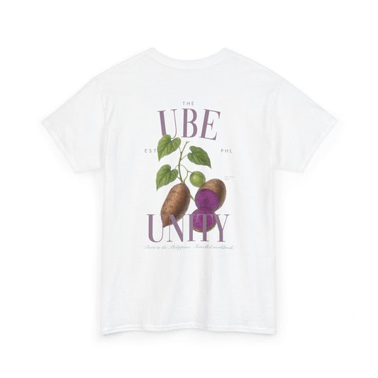 The Ube Unity Botanic Fruit Paint Unisex Heavy Cotton Tee