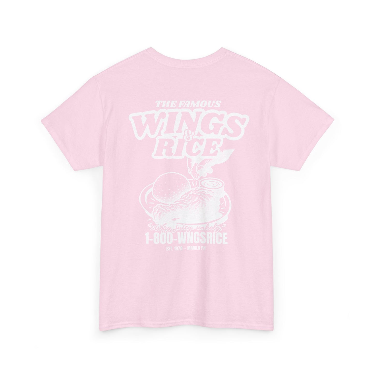 The Famous Wings & Rice Unisex Heavy Cotton Tee